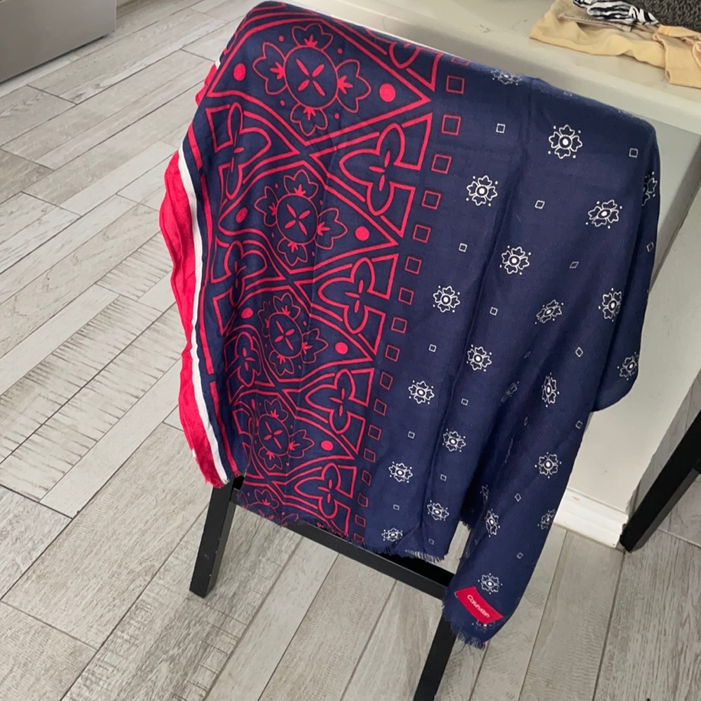 Red White and Blue scarf/wrap